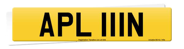 Registration number APL 111N